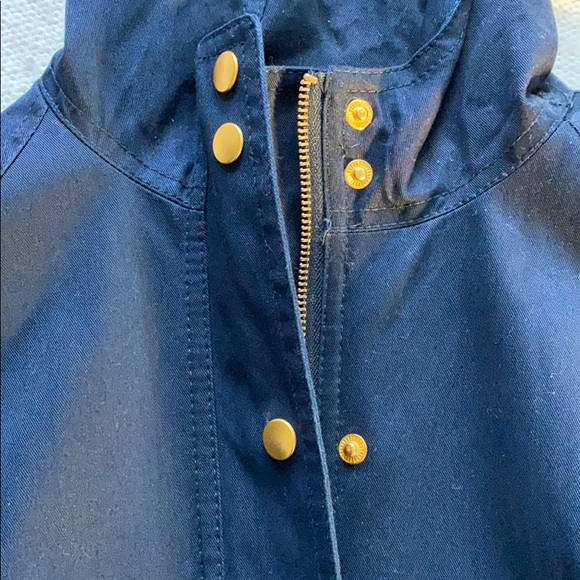 Banana Republic Navy petite belted coat - Picture 2 of 6
